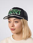Бейсболка MITCHELL NESS арт. HT11491-BCEBLCK Boston Celtics NBA (черный)